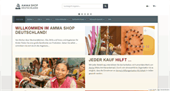Desktop Screenshot of amma-shop.de