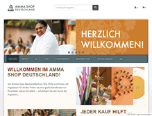 Tablet Screenshot of amma-shop.de